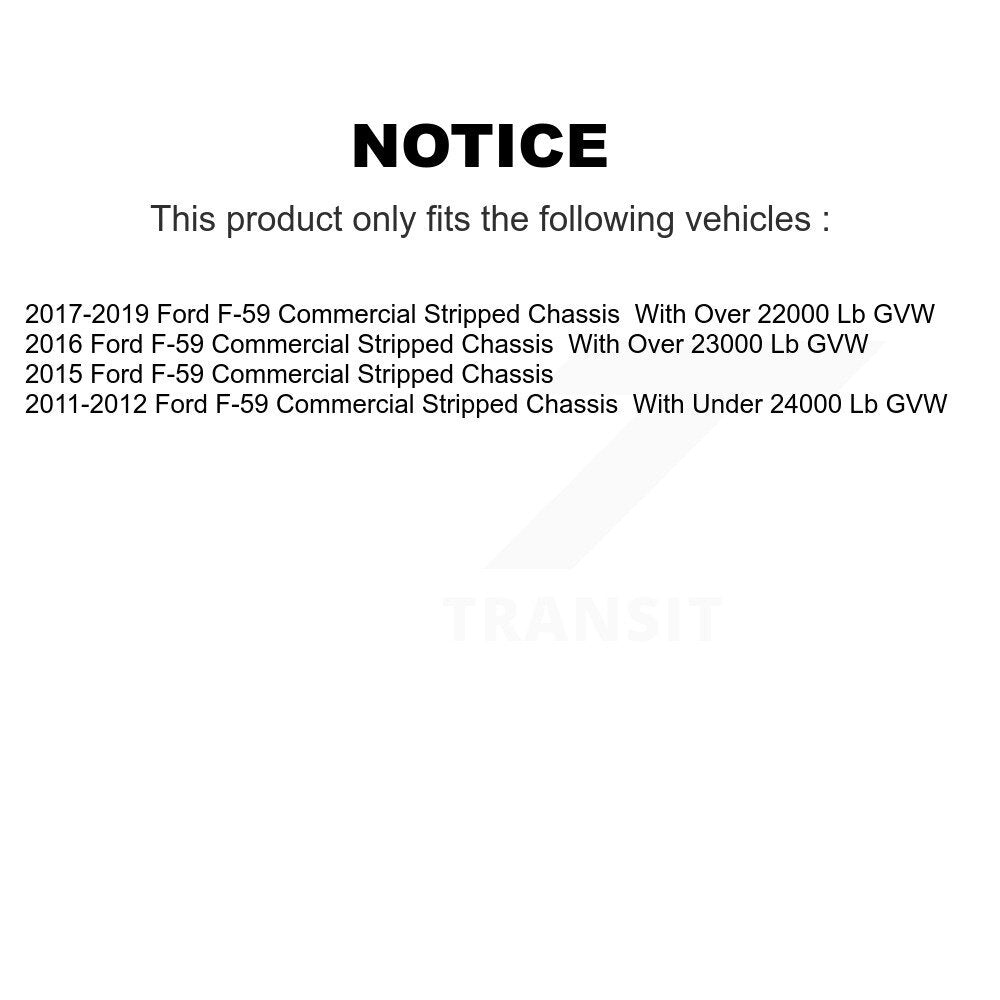 Semi-Metallic Pads And Disc Brake Rotors Front Rear Kit For