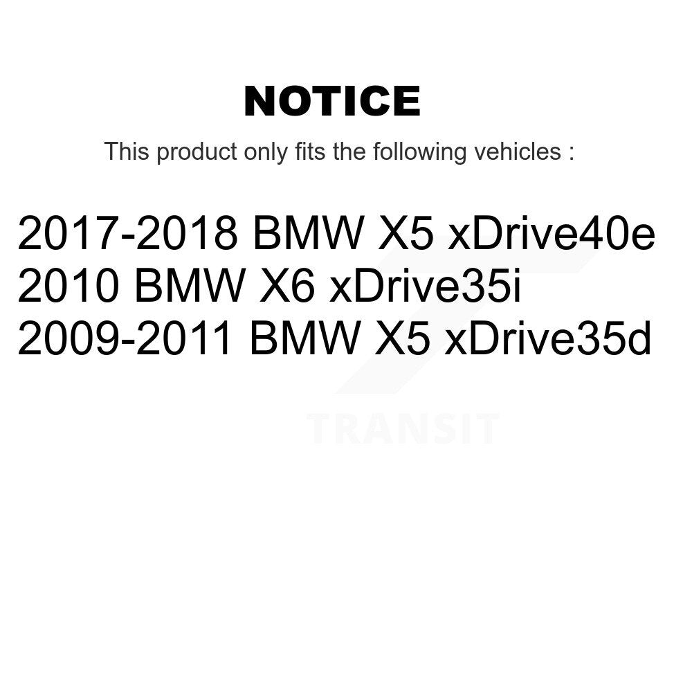 Disc Brake Rotors And Ceramic Pads Front Rear Kit For BMW X5 X6