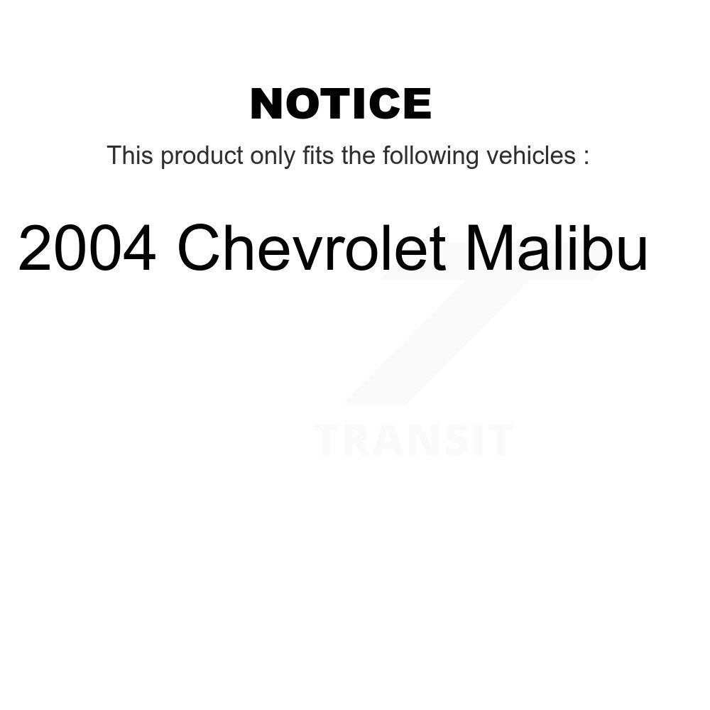 Brake Drum Shoes Rear Kit For 2004 Chevrolet Malibu