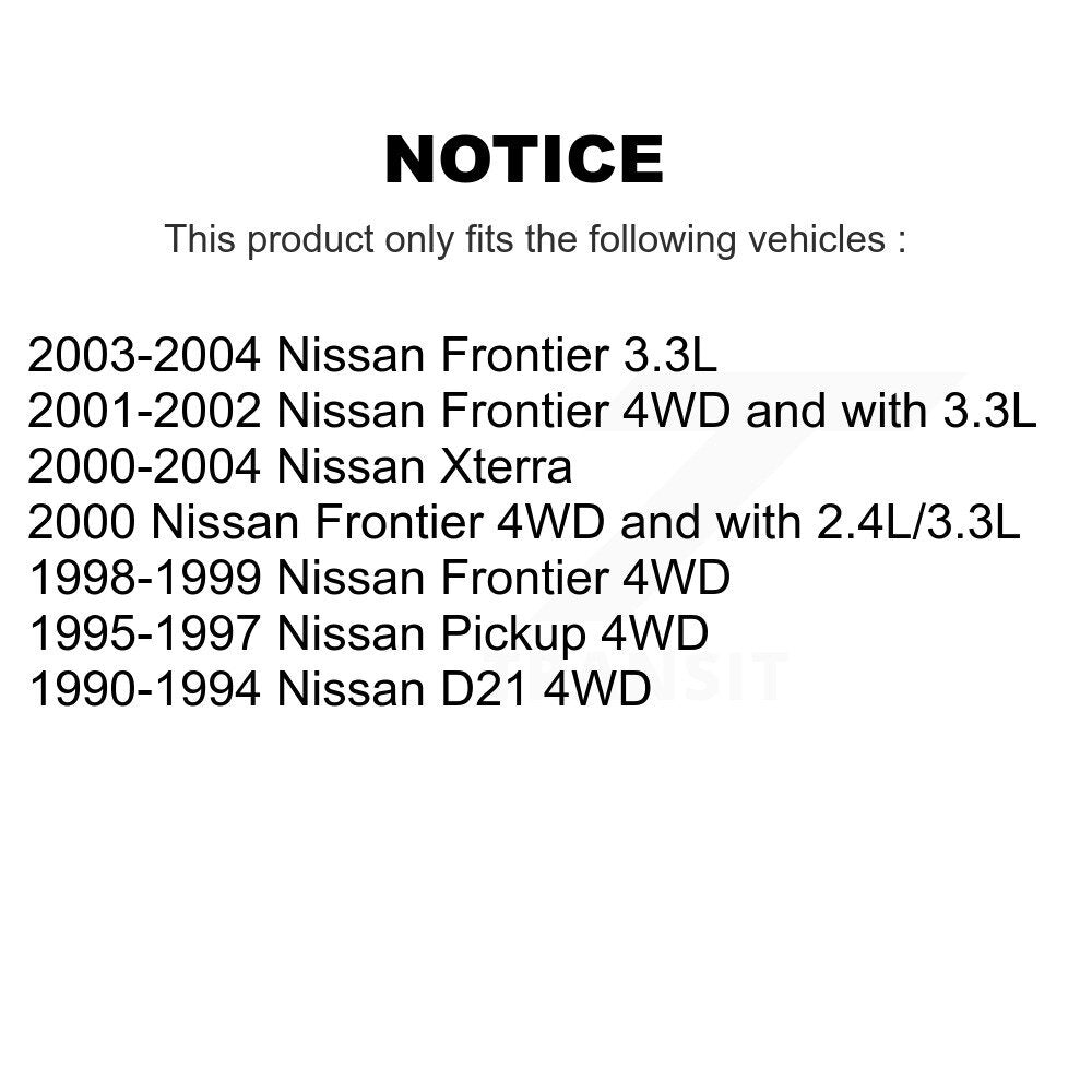 Brake Drum Shoes Rear Kit For Nissan Xterra Frontier D21 Pickup