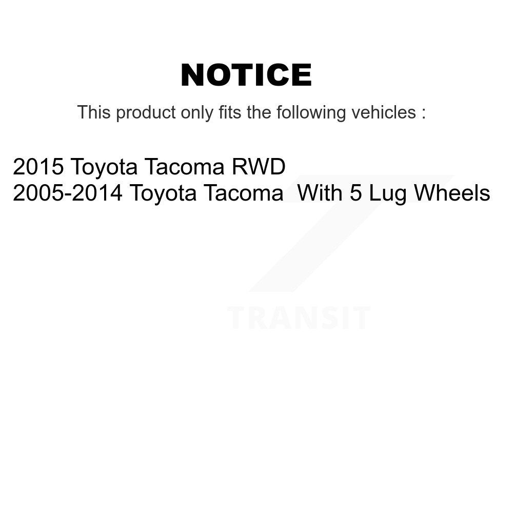 Brake Drum Shoes Rear Kit For Toyota Tacoma