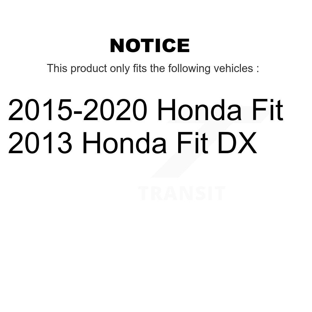 Brake Drum Shoes Rear Kit For Honda Fit