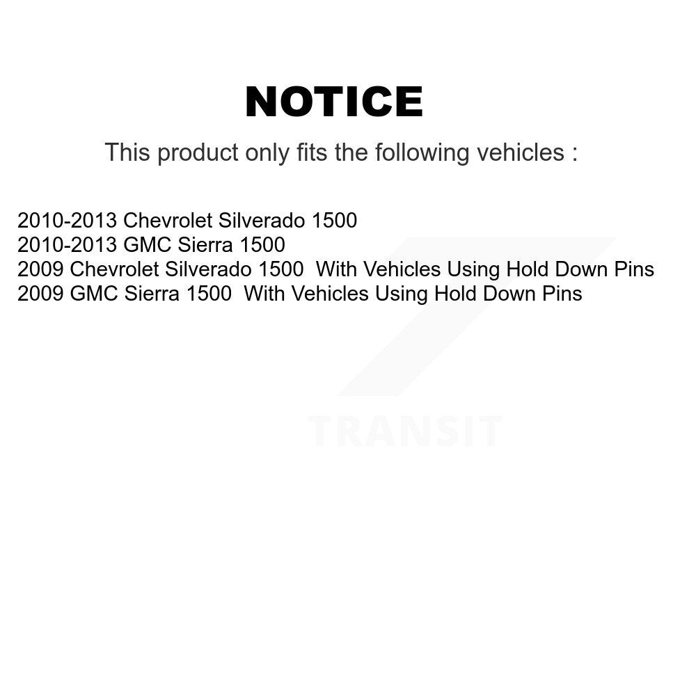 Brake Drum Shoes Rear Kit For GMC Sierra 1500 Chevrolet Silverado