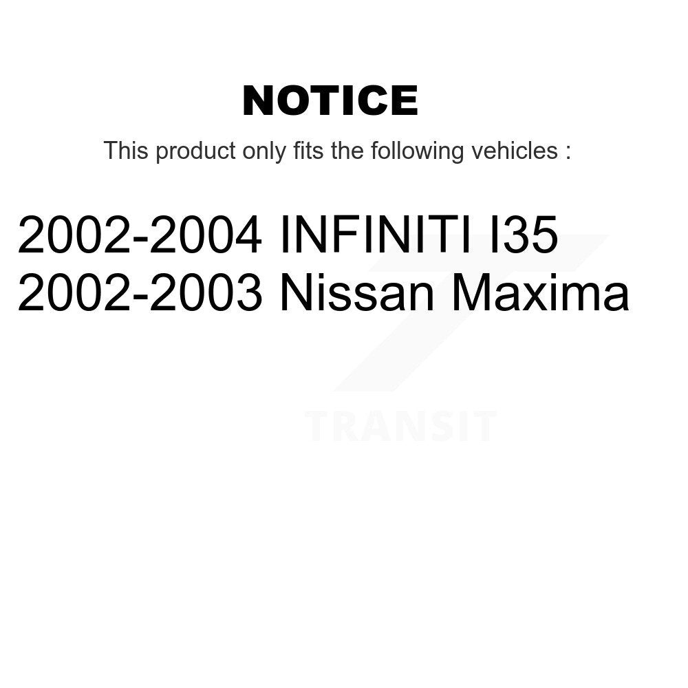 Disc Brake Rotor Semi-Metallic Pad Front Rear Kit For Nissan Maxima INFINITI I35