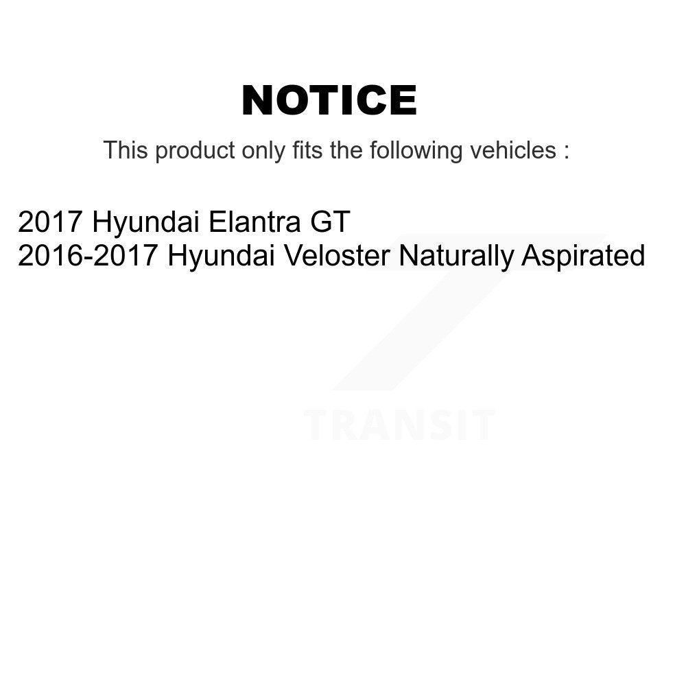 Hub Bearing Coat Brake Rotor Pads Front Rear Kit (10Pc) For Kia Forte Hyundai GT