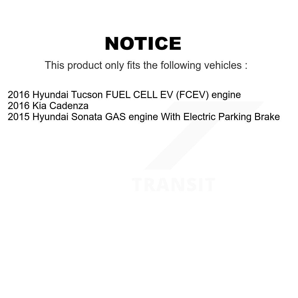 Hub Bearing Drilled Slot Brake Rotor Pad Front Kit For Hyundai Tucson Sonata Kia