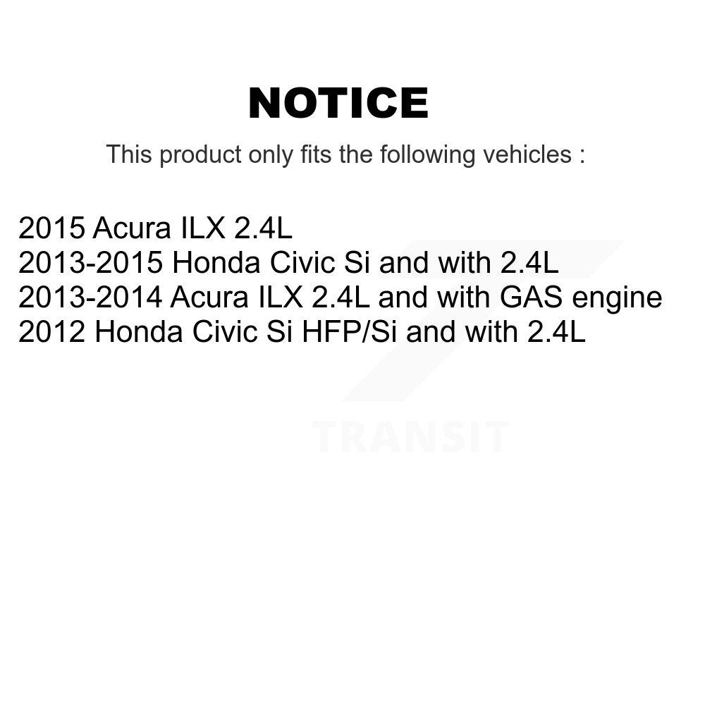 Hub Bearing Coat Brake Rotor Pad Front Rear Kit (10Pc) For Honda Civic Acura ILX