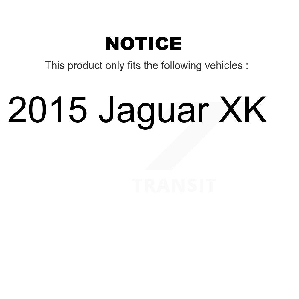 Wheel Bearing Disc Brake Rotors And Pads Front Kit For 2015 Jaguar XK