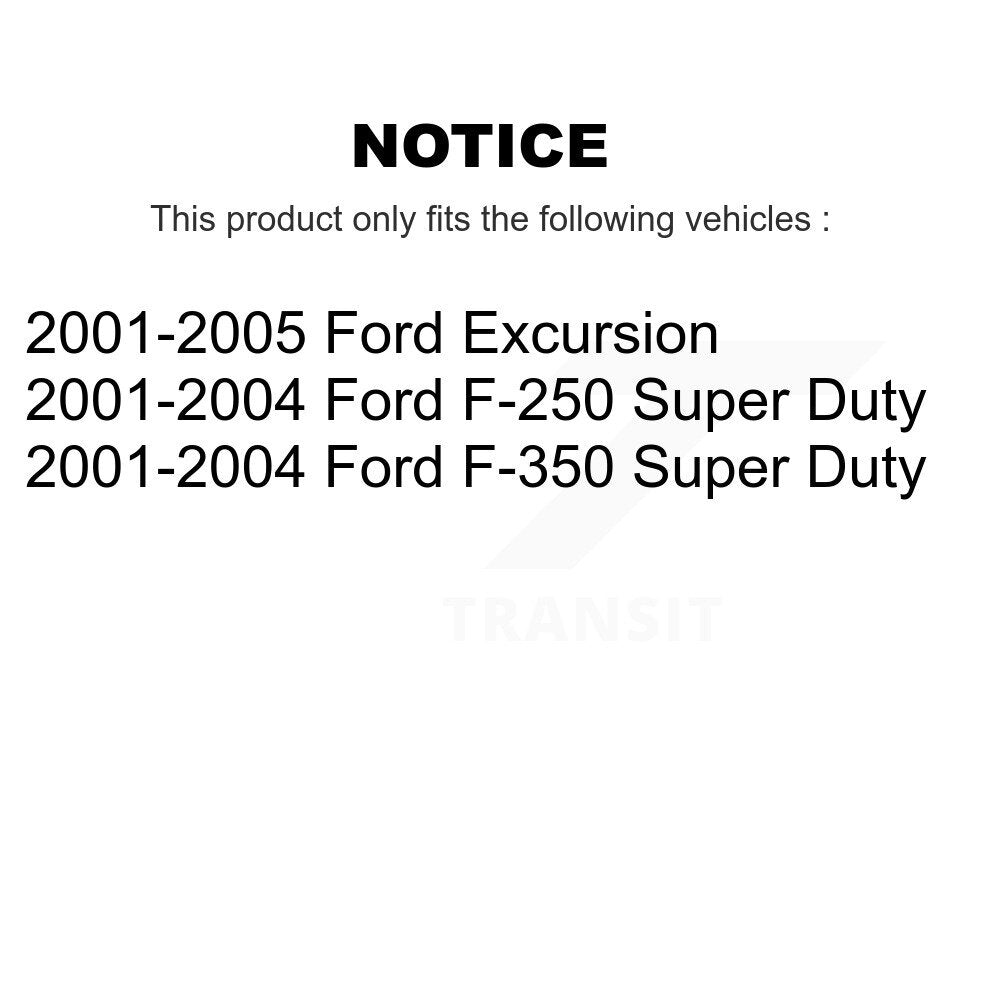 Disc Brake Caliper Front Rear Kit For Ford F-350 Super Duty F-250 Excursion