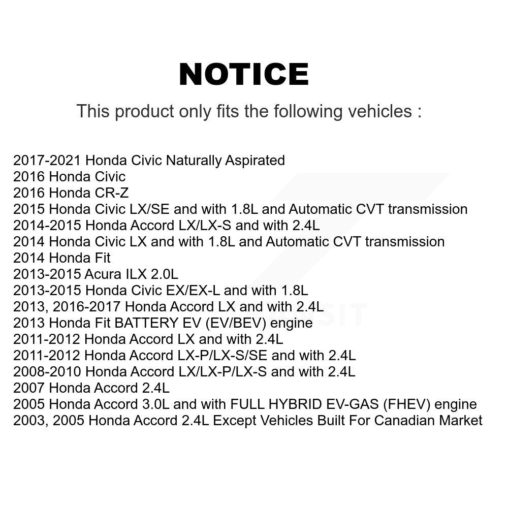 Brake Caliper (Left Right) Front Kit For Honda Civic Accord Fit Acura ILX CR-Z