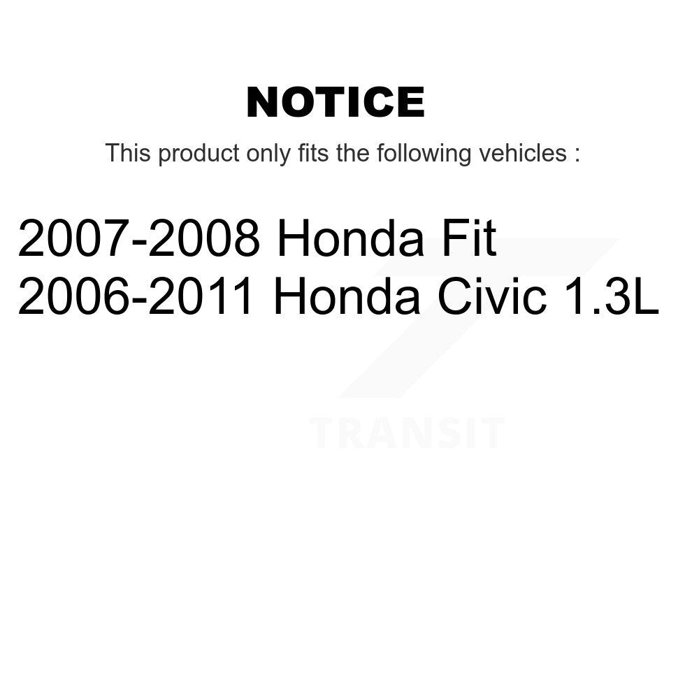 Brake Caliper Left Right Side (Driver Passenger) Front Kit For Honda Civic Fit