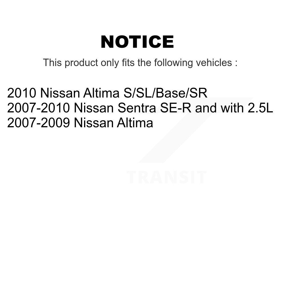 Brake Caliper Left Right (Driver Passenger) Front Kit For Nissan Altima Sentra