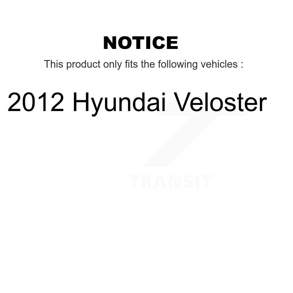 Brake Caliper Left Right (Driver Passenger) Front Kit For 2012 Hyundai Veloster