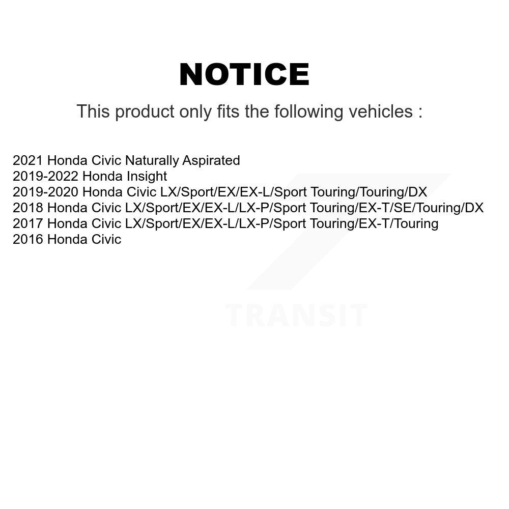 Brake Caliper Left Right Driver Passenger Side Rear Kit For Honda Civic Insight