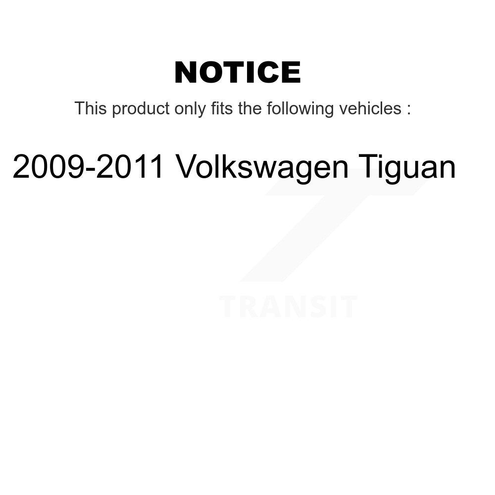 Brake Caliper Left Right Side Front Rear Kit For 2009-2011 Volkswagen Tiguan