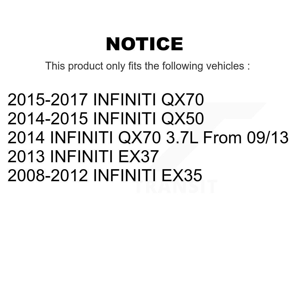 Disc Brake Caliper Left Right Side Front Rear Kit For INFINITI EX35 G37 G35