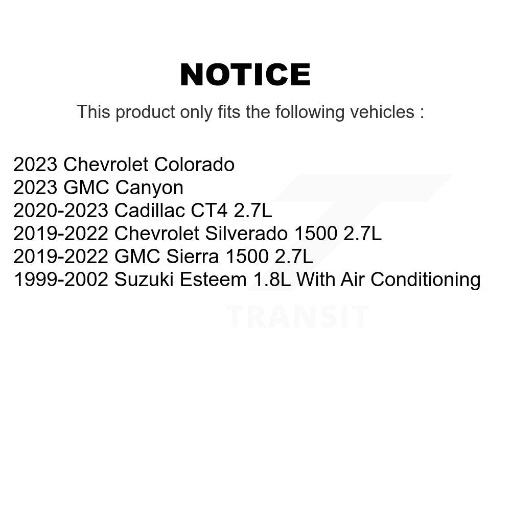 Serpentine Belt Main Drive KBR-5050653 For Chevrolet GMC Silverado 1500 Sierra
