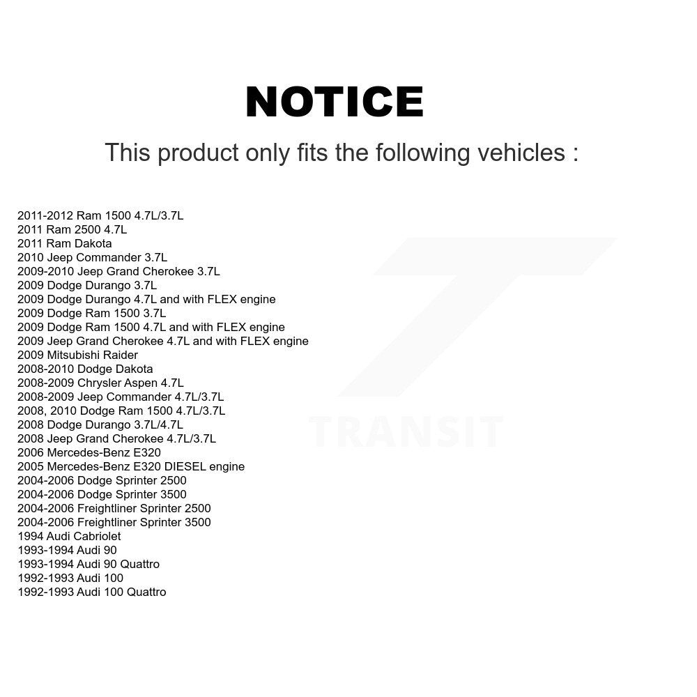 Serpentine Belt Main Drive KBR-5060890 For Ram 1500 Dodge Jeep Grand Cherokee 90