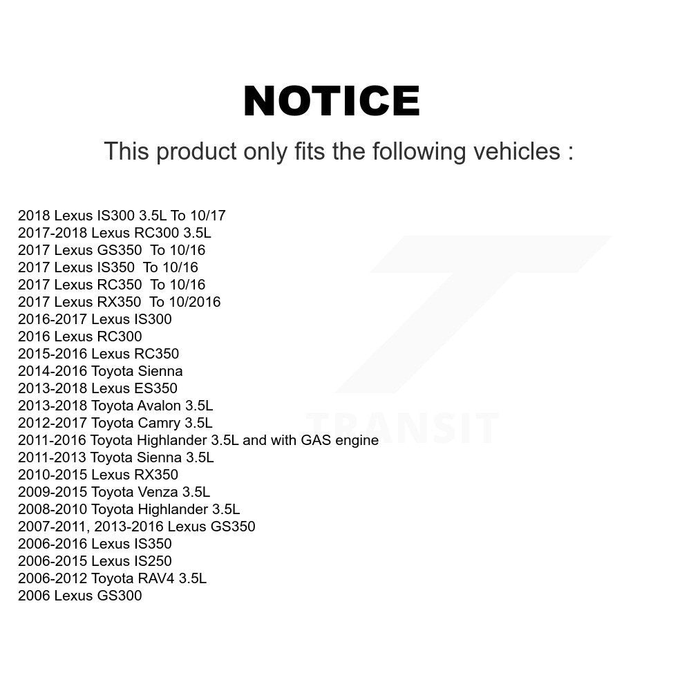 Serpentine Belt Main Drive KBR-5070610 For Toyota RAV4 Lexus Camry Sienna Venza