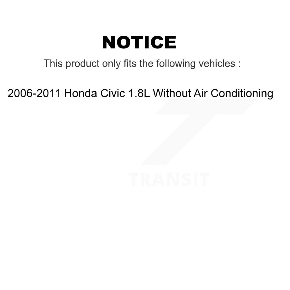 Serpentine Belt Main Drive KBR-5070646 For Honda Civic Without Air Conditioning