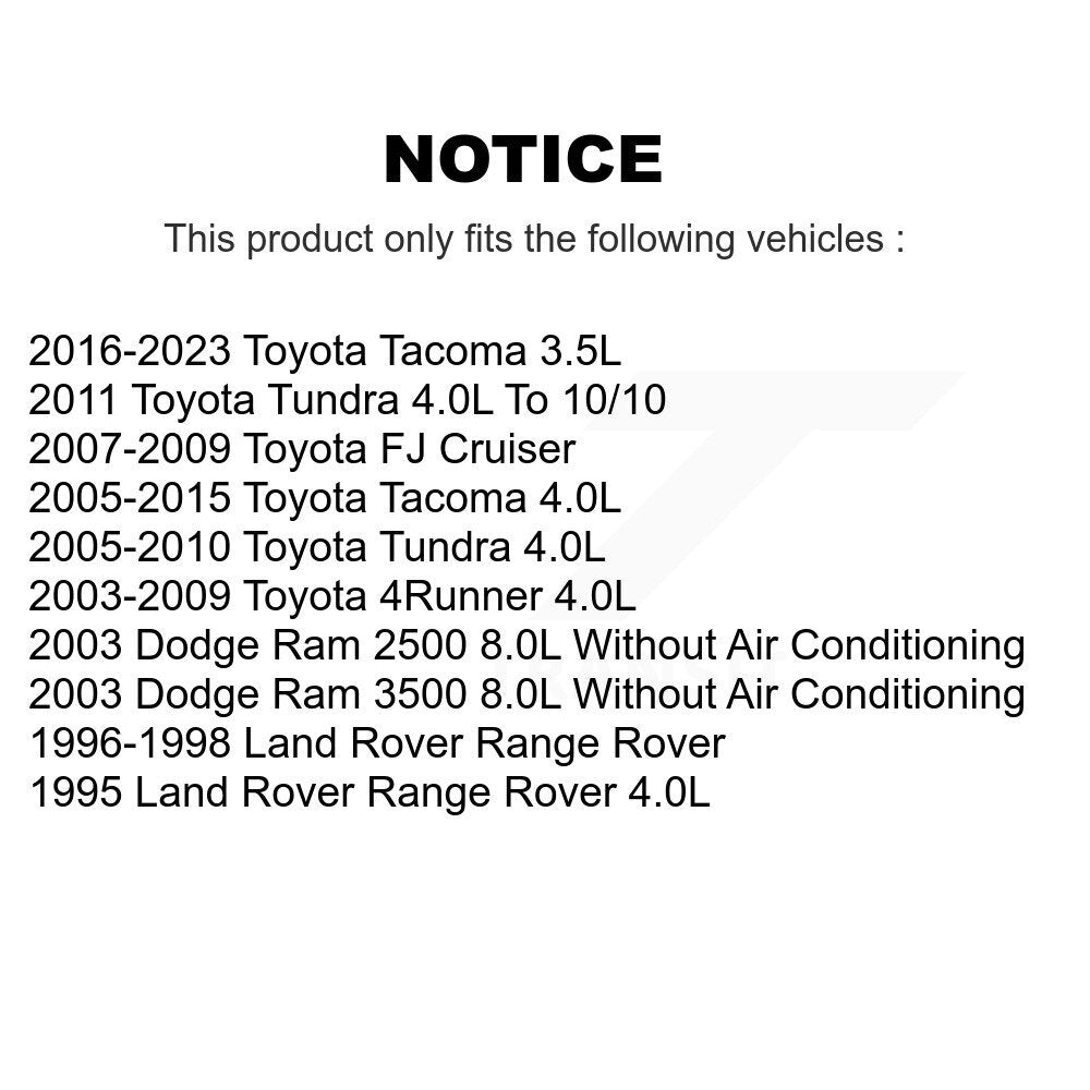 Serpentine Belt KBR-5070835 For Toyota Tacoma Tundra Dodge 4Runner FJ Cruiser