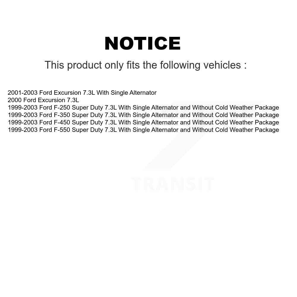 Serpentine Belt Main Drive KBR-5081223 For Ford F-350 Super Duty F-250 Excursion