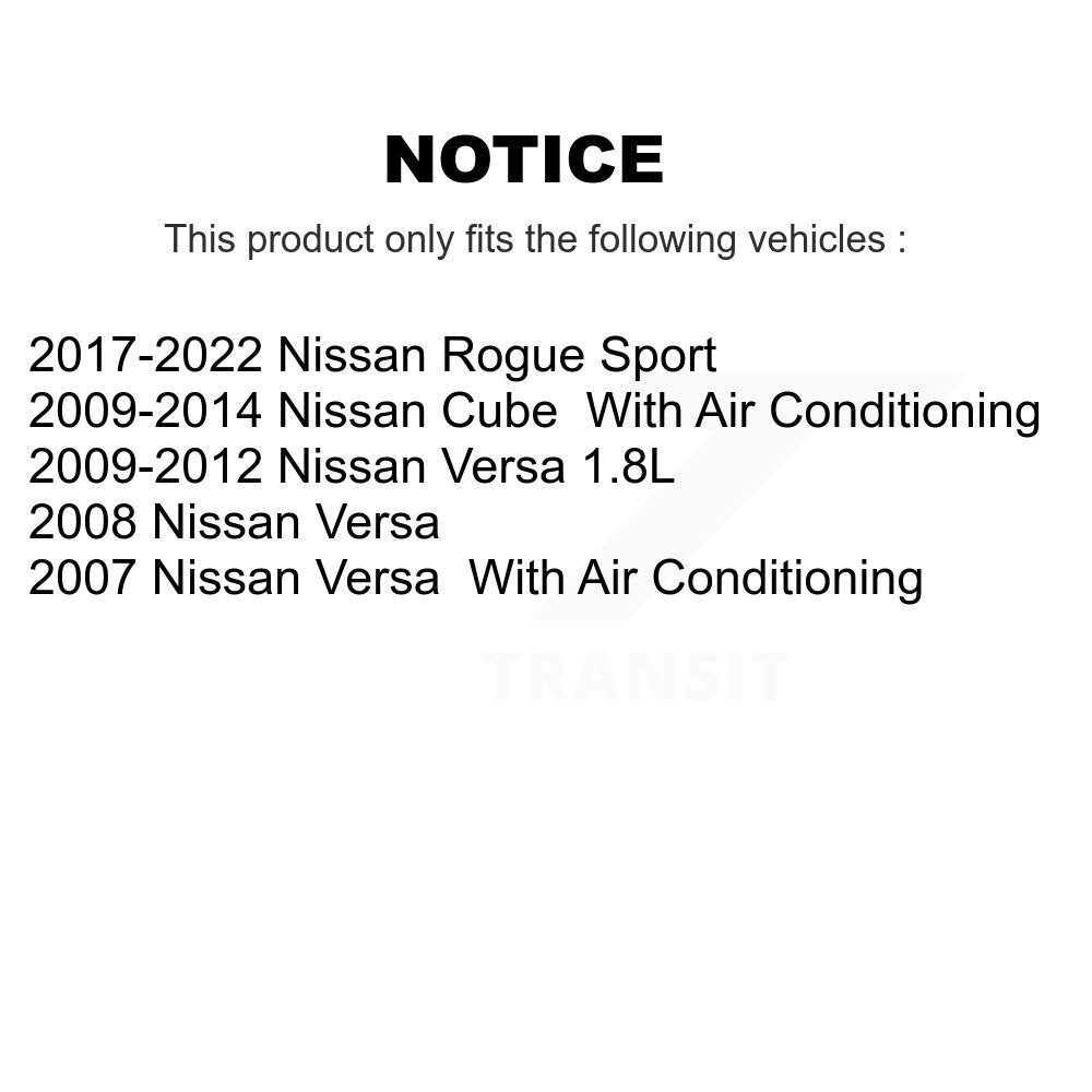 Serpentine Belt Main Drive KBR-A060475 For Nissan Versa Rogue Sport Cube