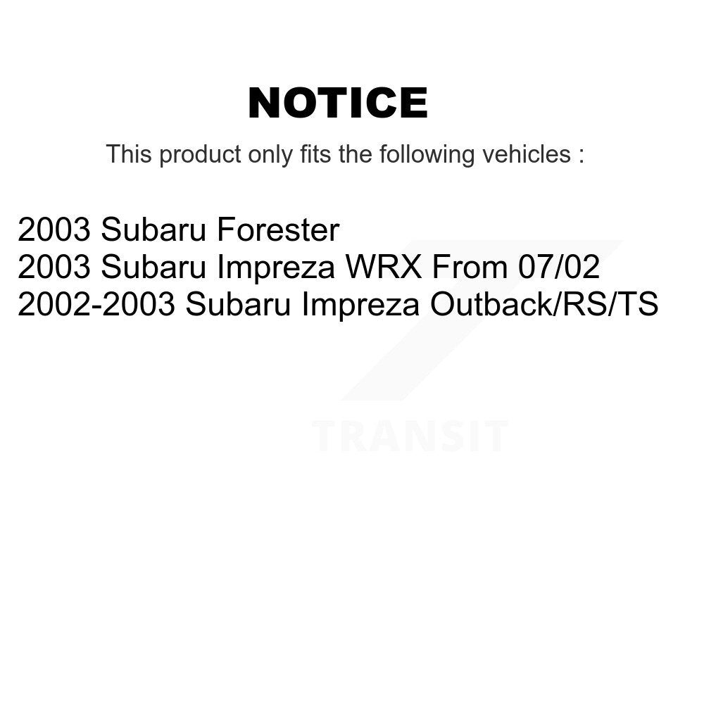 Ceramic Brake Pads And Parking Shoes Front Rear Kit For Subaru Impreza Forester