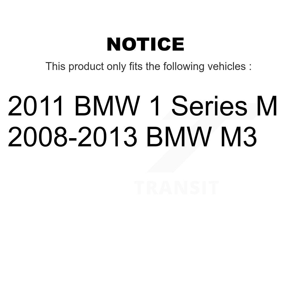 Ceramic Brake Pads And Parking Shoes Front Rear Kit For BMW M3 1 Series M