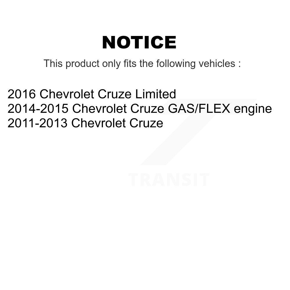 Ceramic Brake Pads And Drum Shoes Front Rear Kit For Chevrolet Cruze Limited
