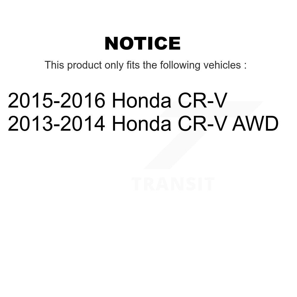 CV Axle Drive Shaft Complete Assembly Rear Kit For Honda CR-V