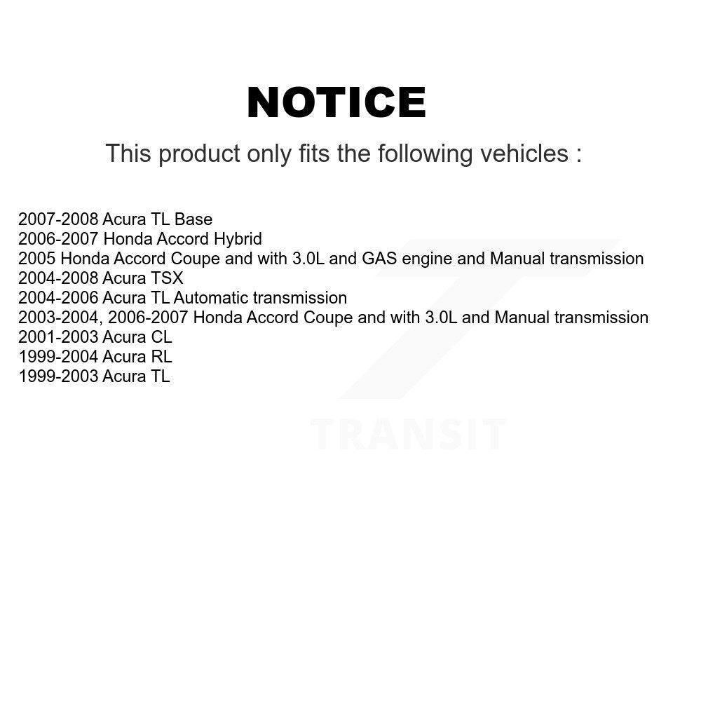 Ceramic Brake Pads Front Rear Kit For Honda Accord Acura TL TSX CL RL