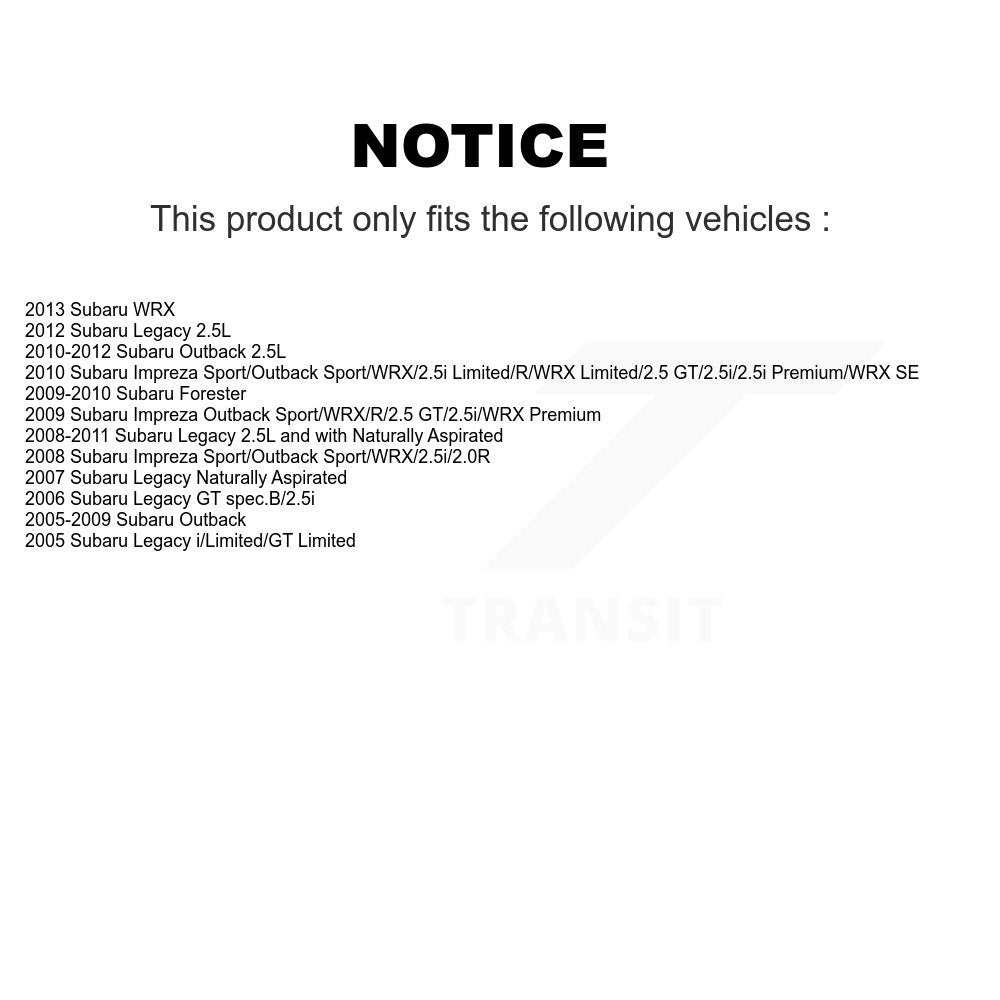 Ceramic Brake Pads Front Rear Kit For Subaru Outback Forester Impreza Legacy WRX