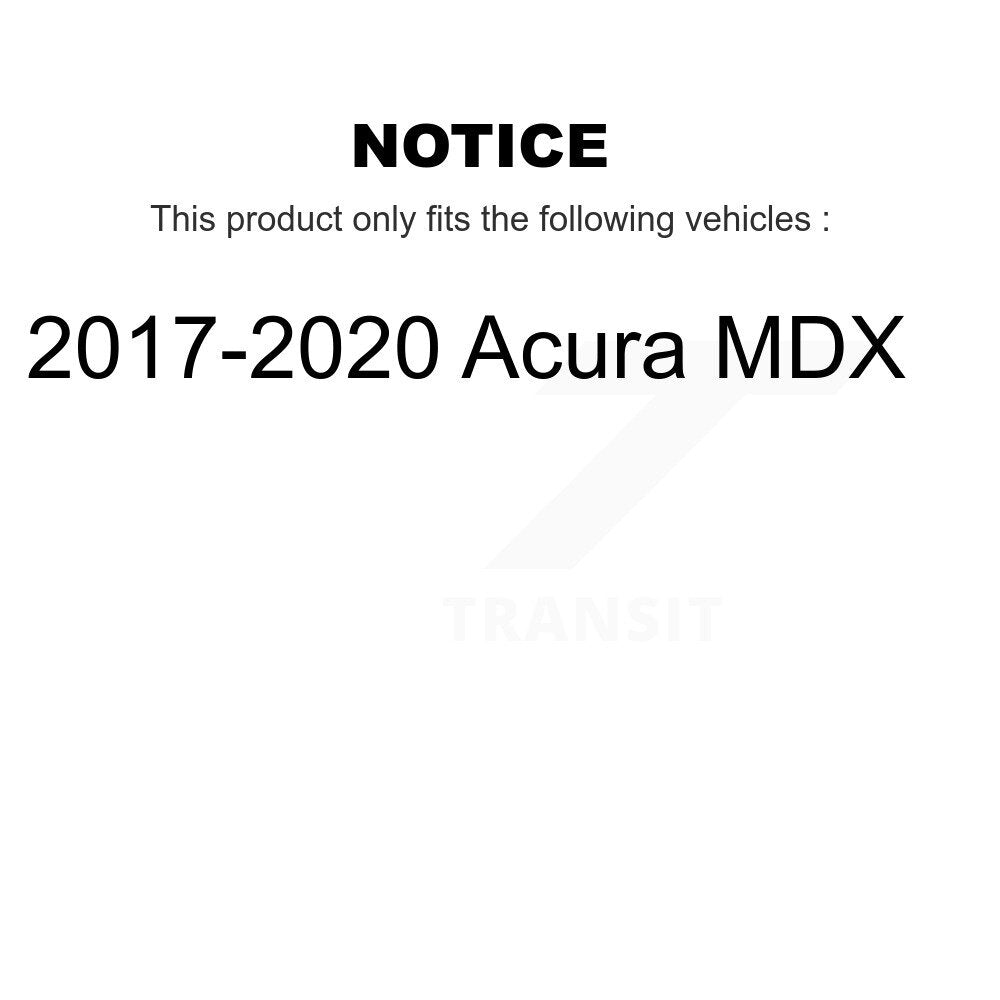 Ceramic Brake Pads Front Rear Kit For 2017-2020 Acura MDX