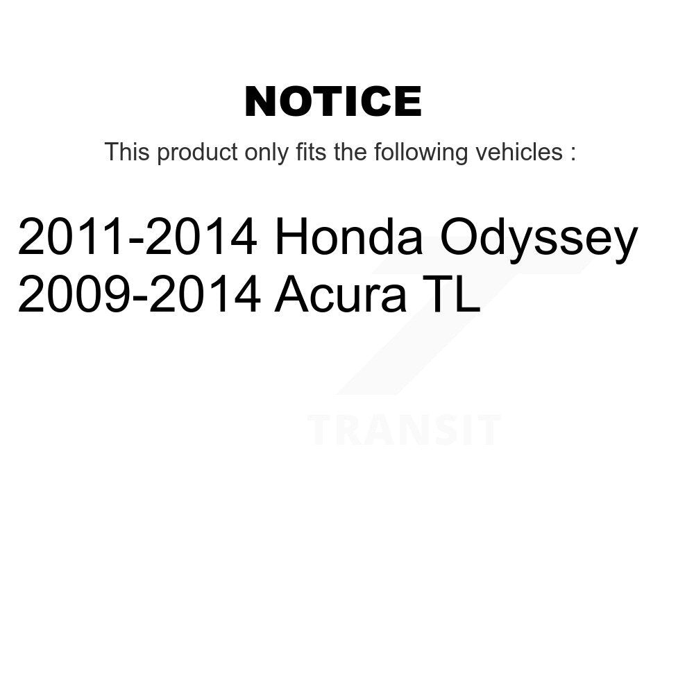 Coated Drilled Slotted Disc Brake Rotors Front Pair For Honda Odyssey Acura TL