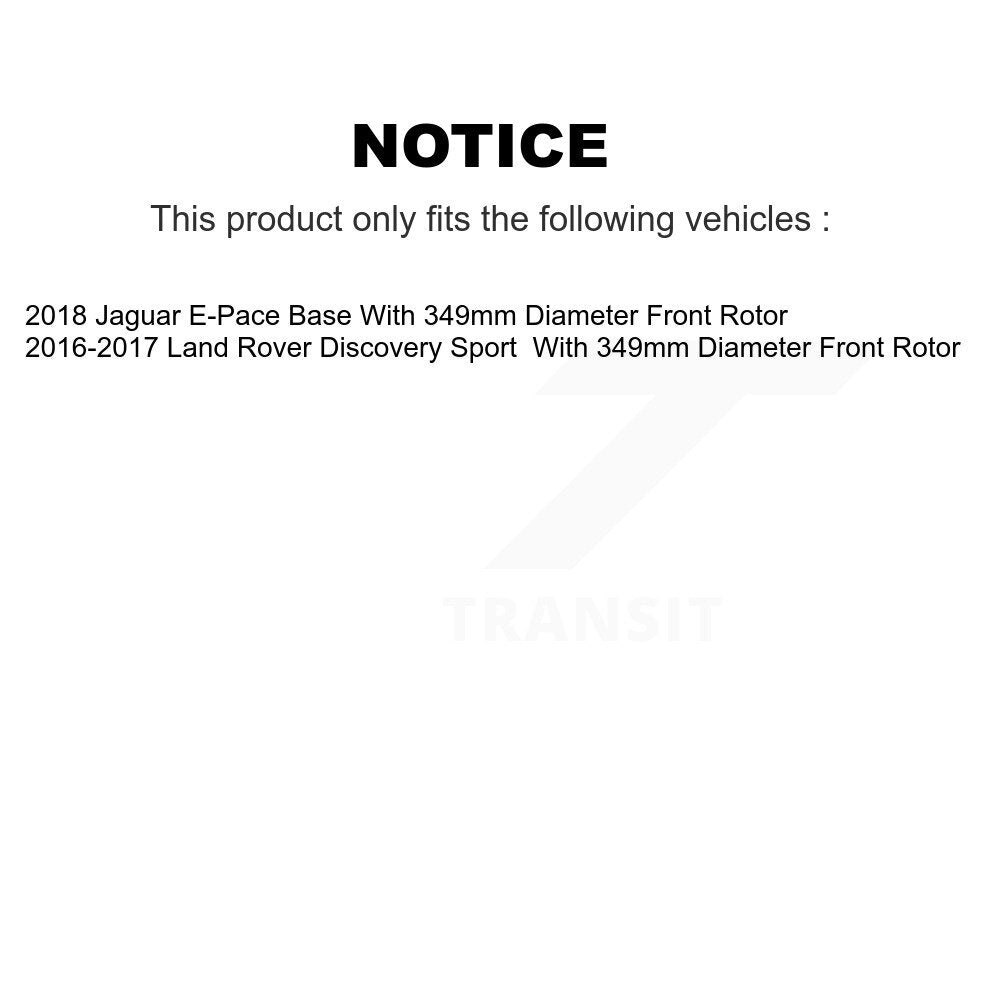 Drill Slot Brake Rotor Ceramic Pad Front Rear Kit For Land Rover Discovery Sport