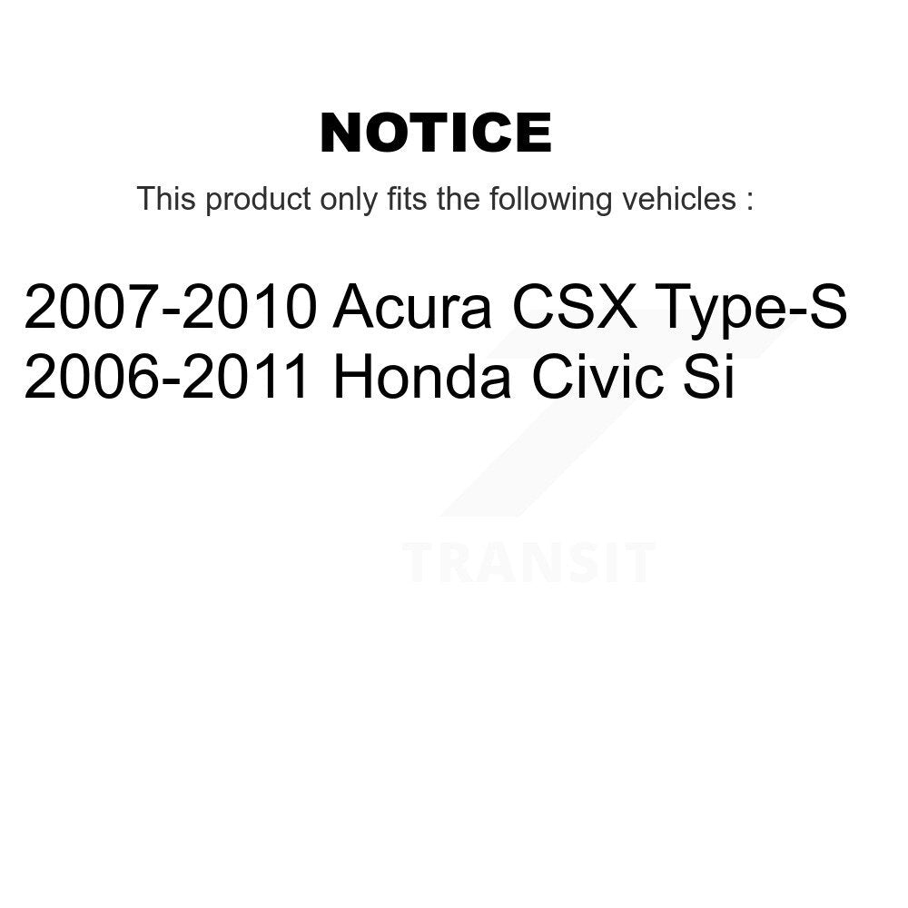Drilled Slot Brake Rotors Semi-Metallic Pad Front Rear Kit For Honda Civic Acura