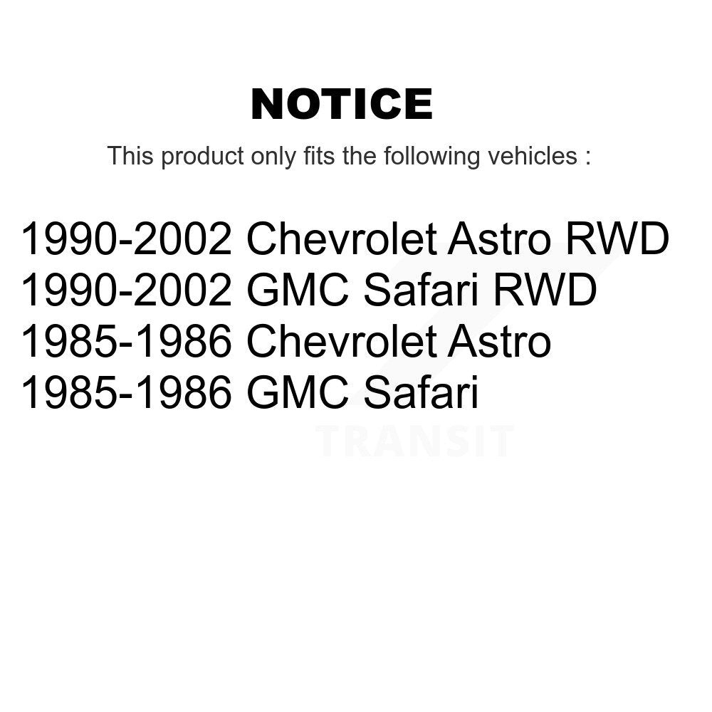 Semi-Metallic Brake Pads Drum Shoe Front Rear Kit For Chevrolet Astro GMC Safari