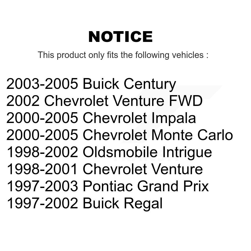 Semi-Metallic Brake Pads Parking Shoes Front Rear Kit For Chevrolet Impala Buick