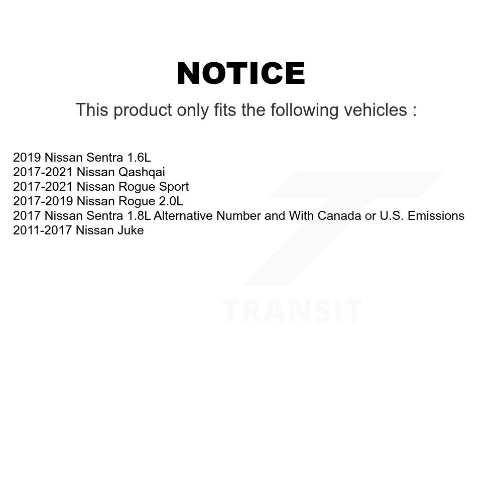 Ignition Coil (2 Pack) For Nissan Rogue Sport Qashqai Juke Sentra