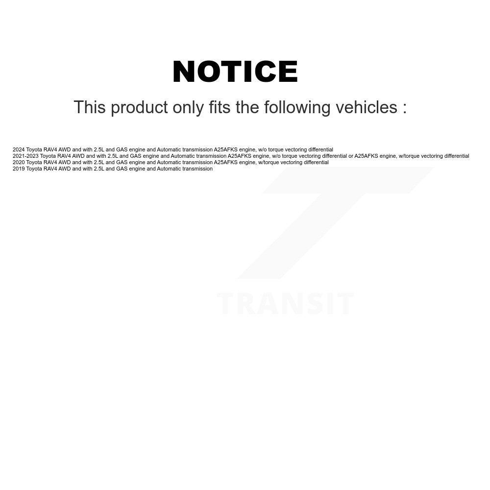 CV Axle Drive Shaft And Hub Bearing Assembly Front Left Kit For Toyota RAV4