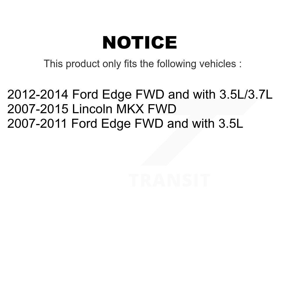 CV Axle Drive Shaft And Wheel Bearing Front Right Kit For Ford Edge Lincoln MKX