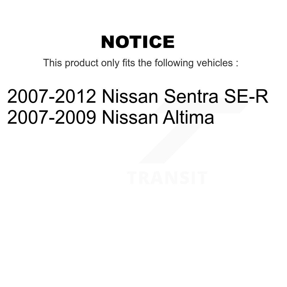 Ceramic Disc Brake Pads Front Rear Kit For Nissan Sentra Altima