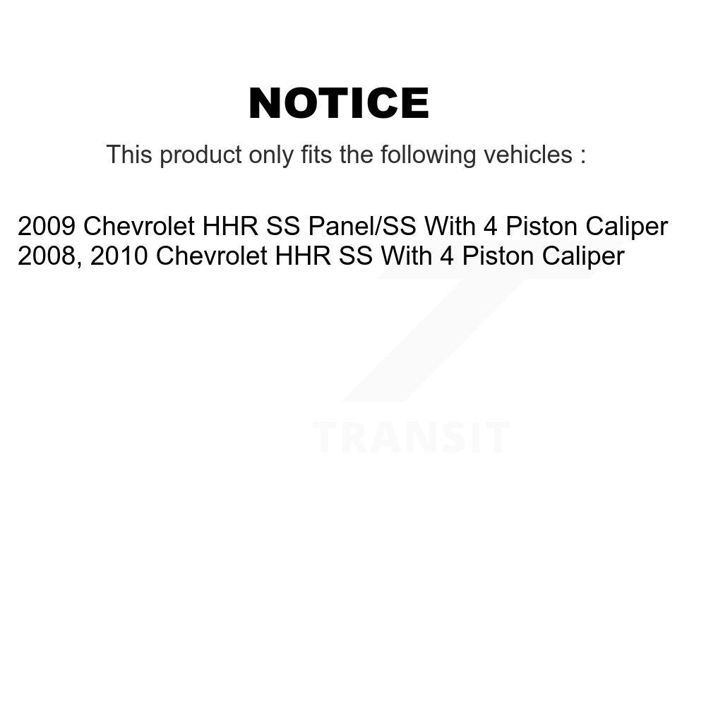Semi-Metallic Ceramic Disc Brake Pads Front Rear Kit For Chevrolet HHR