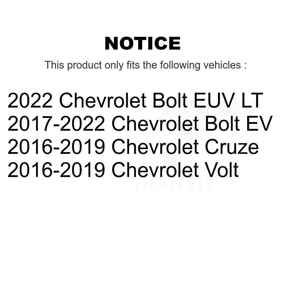 Ceramic Disc Brake Pads Front Rear Kit For Chevrolet Cruze Bolt EV Volt EUV