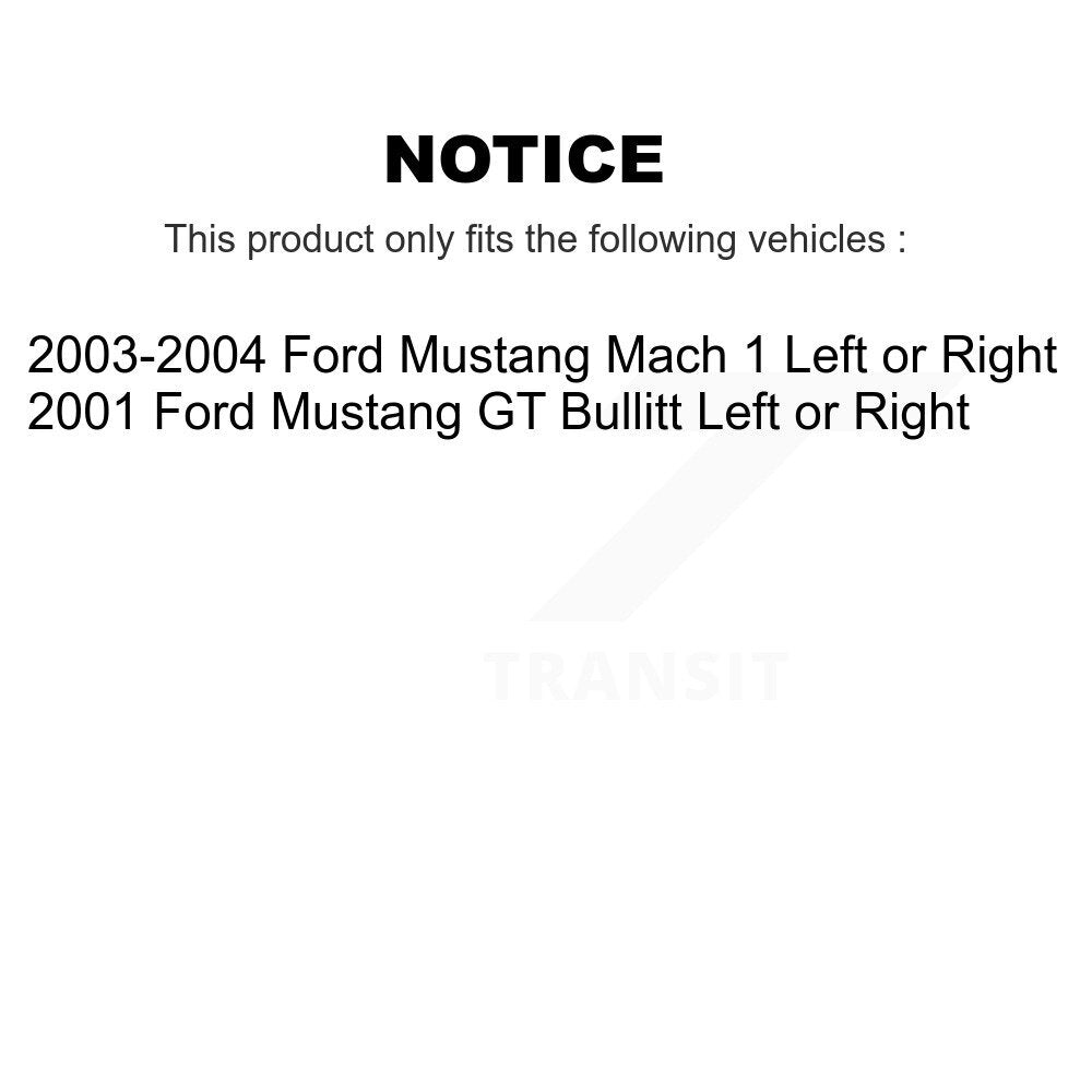 Semi-Metallic Disc Brake Pads Front Rear Kit For Ford Mustang Left or Right