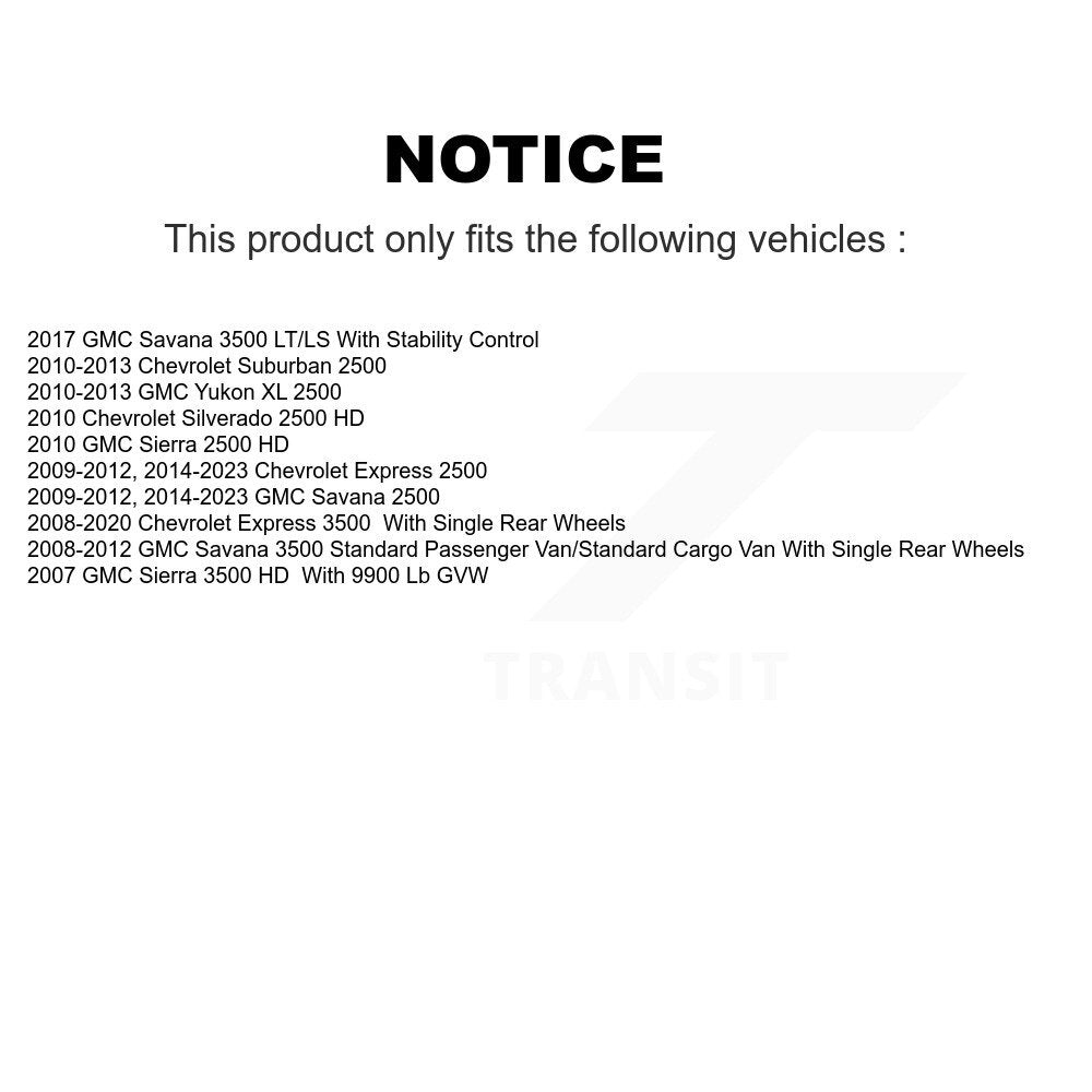 Parking Brake Shoes Hardware Rear Kit For GMC Chevrolet Savana 2500 Express 3500