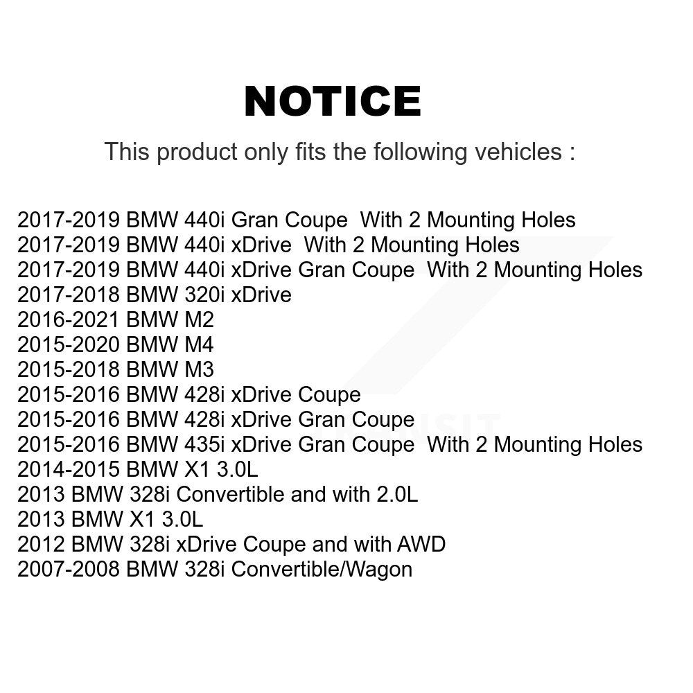 Parking Brake Shoe Hardware Rear Kit For BMW X1 328i M4 M2 428i xDrive Gran 440i