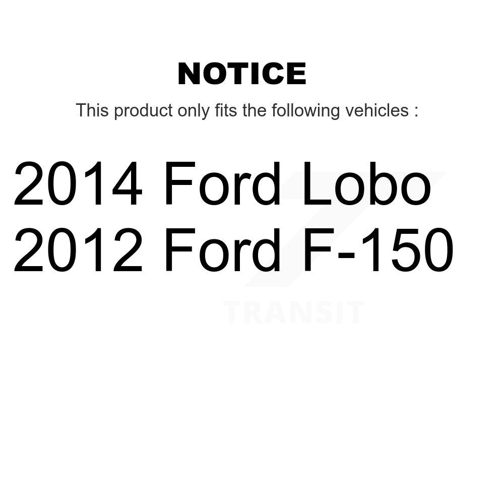 Parking Brake Shoes With Hardware Rear Kit For Ford F-150 Lobo