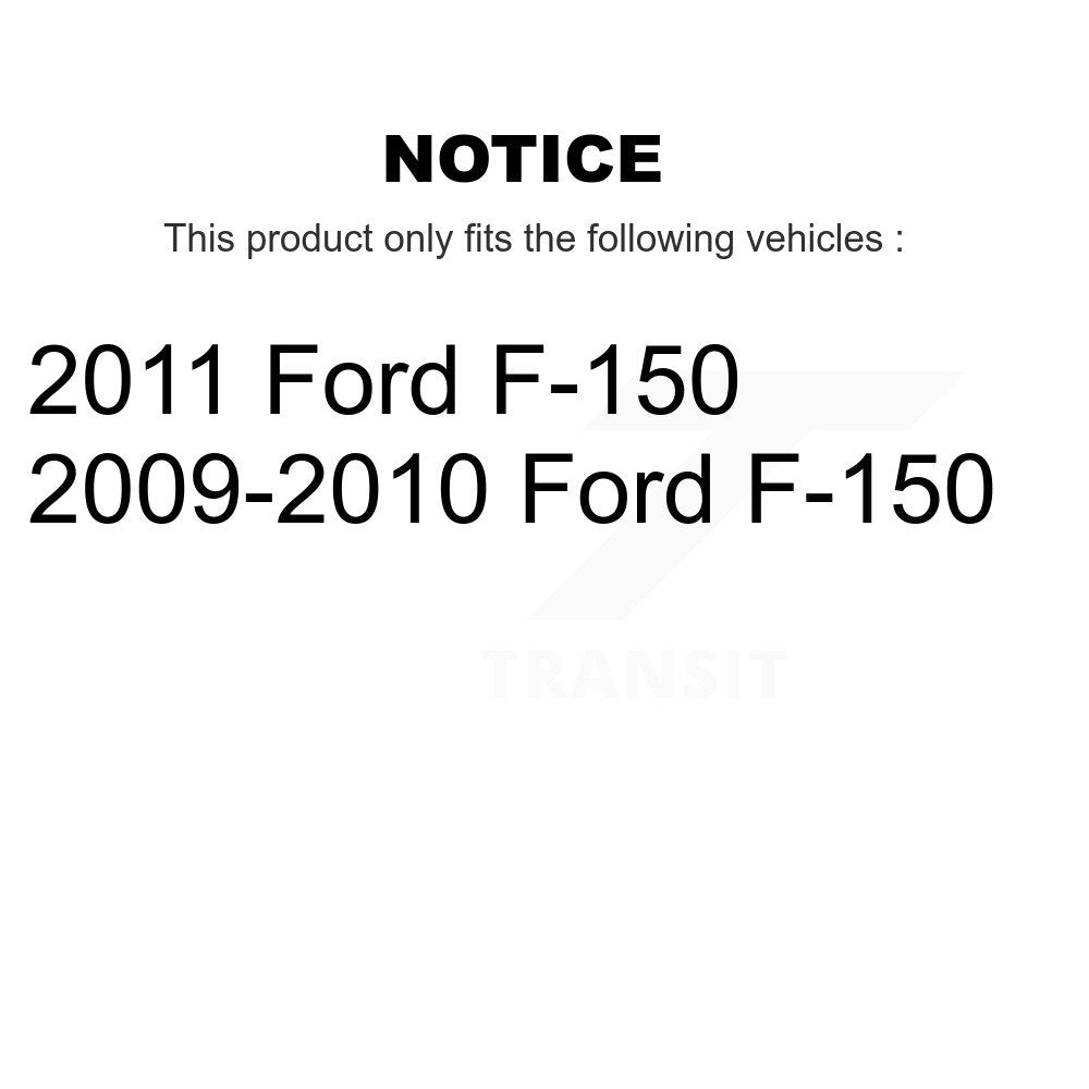 Parking Brake Shoes With Hardware Rear Kit For 2009-2011 Ford F-150